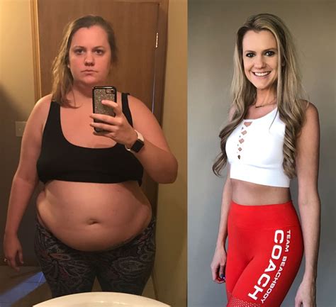 117 pound beachbody weight loss transformation popsugar fitness
