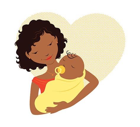 Best Black Mom Baby Illustrations Royalty Free Vector Graphics And Clip