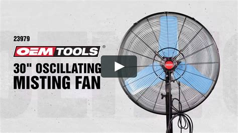 Oemtools Fans Oemtools 23979 30 Oscillating Misting Fan On Vimeo