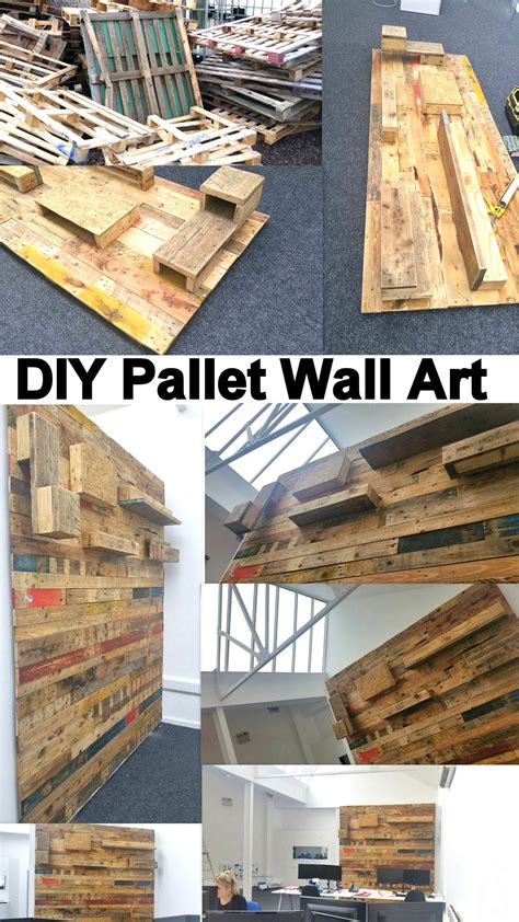 Diy Pallet Wall Art Pallet Furniture Projects