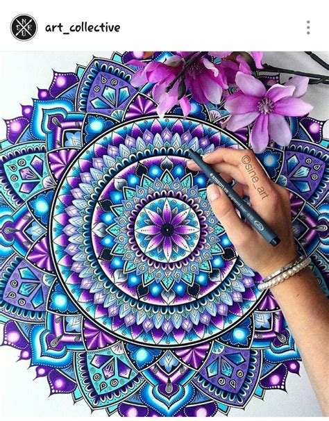 Pin By Je Violet On ∵art∵ ︴ Mandala Drawing Mandala Art Mandala