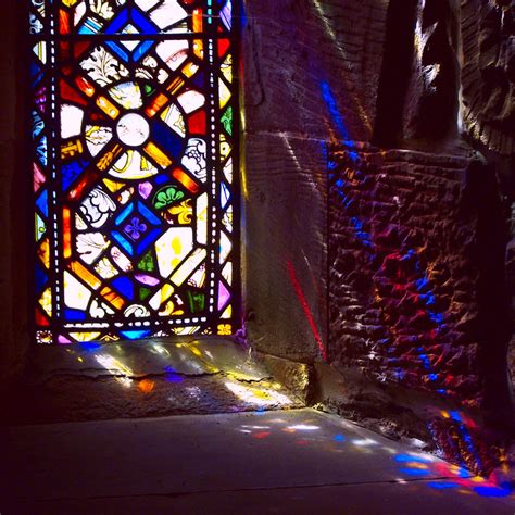 Reflections Through A Stained Glass Window A Photo On Flickriver