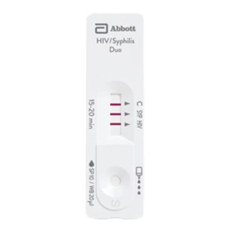 Hivsyphilis Bioline Duo Device Caja X 25 Cassettes Abbott