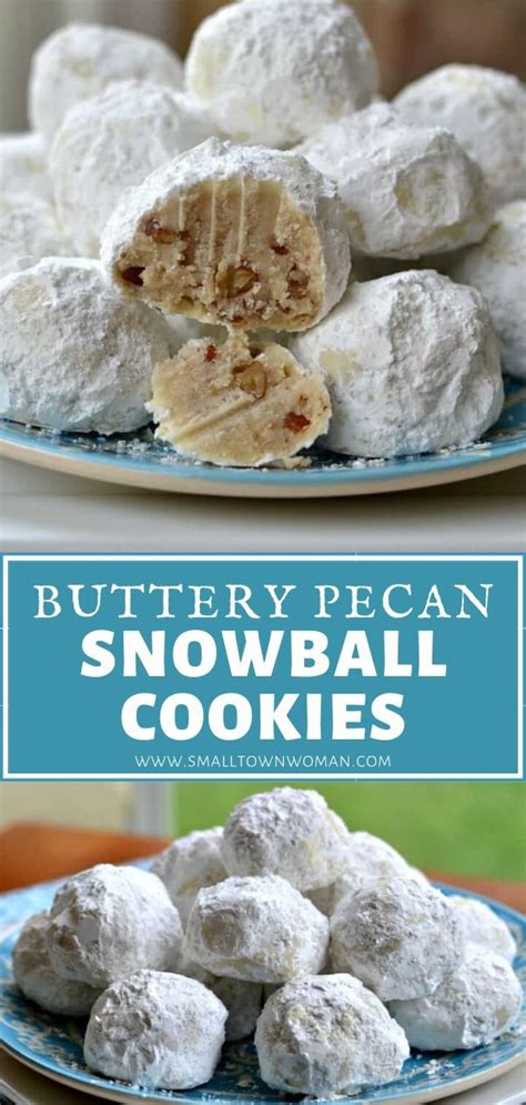 buttery pecan snowball cookies recipe pecan snowballs dessert recipes easy snowball cookies