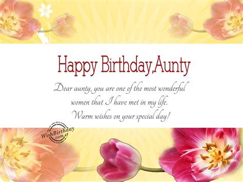 Birthday Wishes For Aunt Birthday Images Pictures