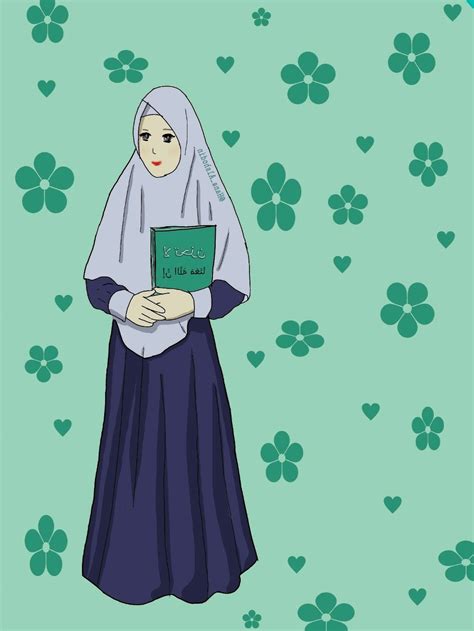 Design Muslimah Bercadar Cantik Dddy 75 Gambar Kartun Muslimah Cantik