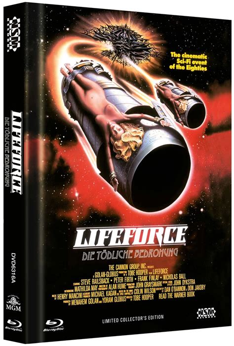 lifeforce uncut blu ray dvd auf 666 limitiertes mediabook cover a [limited collector s