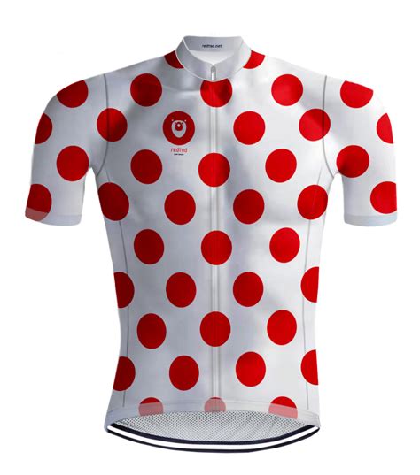 Retro Cycling Jerseys Retro Cycling Polka Dot Jersey Redwhite Redted