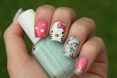 Hello Kitty Nails Hello Kitty Nails Art Fancy Nails