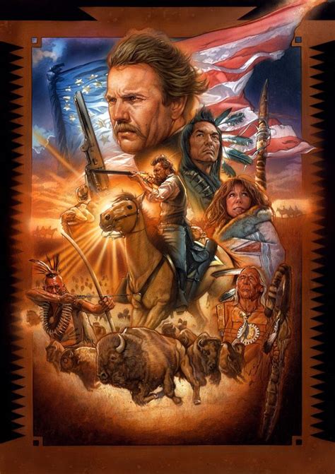 Dances With Wolves By James Goodridge Marvel Movie Posters Best Movie
