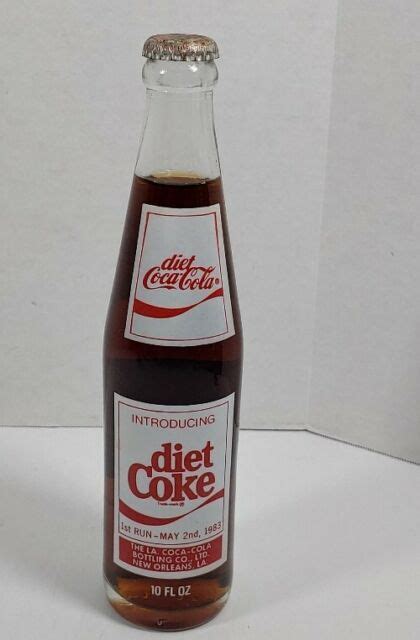 Vintage 1983 Introducing Diet Coke 1st Run Diet Coke Bottle Ebay