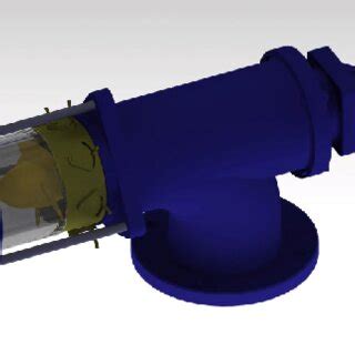 Visualização da turbina com e sem o tubo de sucção Download