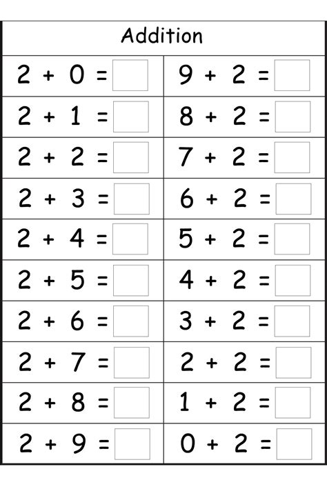 A Plus Math Worksheet