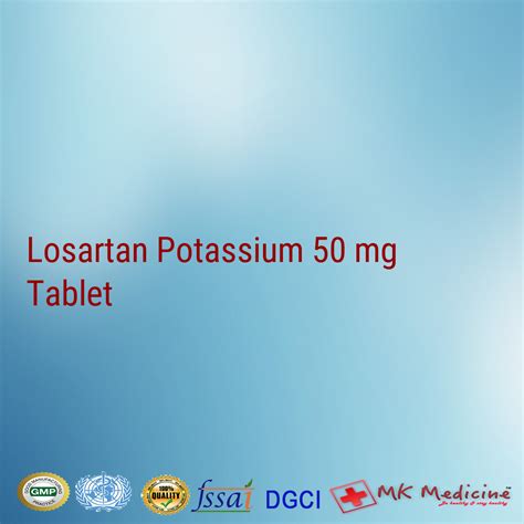 These people are usually over age 50 with some being treated for diabetes as well. Losartan Potassium 50 mg Tablet