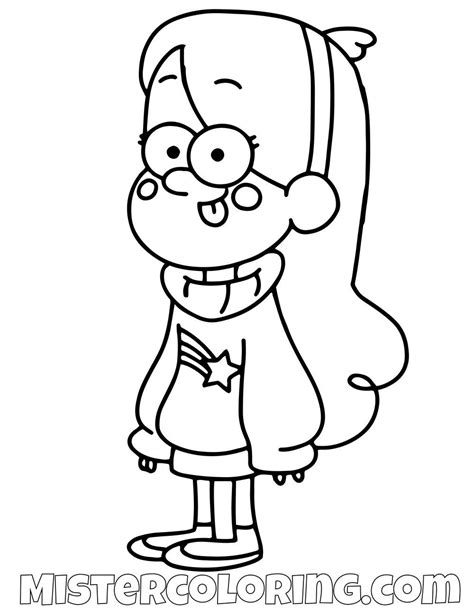 Dibujos De Gravity Falls Para Colorear Mabel Dibujos Para Colorear De