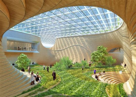 Smoke detector(s), security system owned. Vincent Callebaut's Wooden Orchids reimagines the shopping mall as a living, breathing ecotopia
