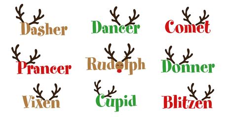 What Are The Reindeer Names Ar