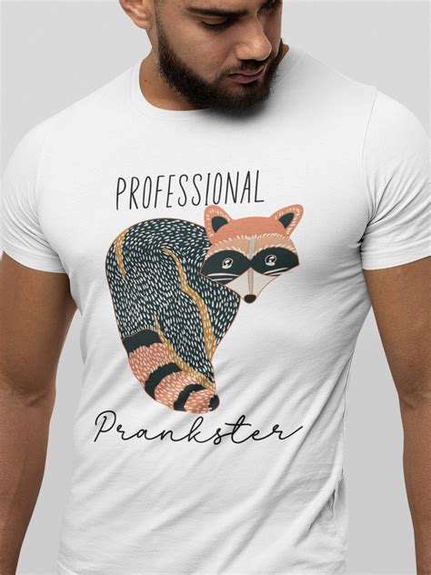 Professional Prankster Prank Raccoon Shirt Funny Raccoon Etsy Uk