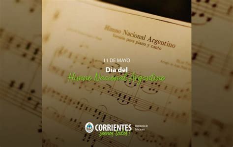 Día Del Himno Nacional Argentino Ministerio De Educación De Corrientes