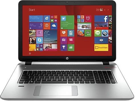 Hp Envy 17t Touchscreen Laptop Intel Core I7 173 Inch 1tb 12gb 4gb Vga Win 81 Silver