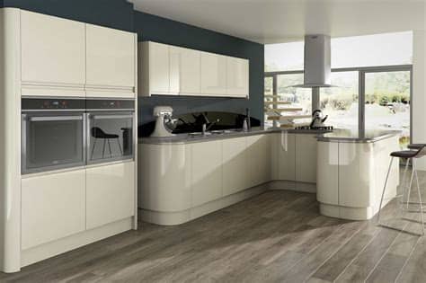 It was based on a model from the 1940s which presumed only one person prepared and cooked all the meals solo, but in modern. Opal Gloss Stone Kitchen Units For Modern Kitchen With The ...