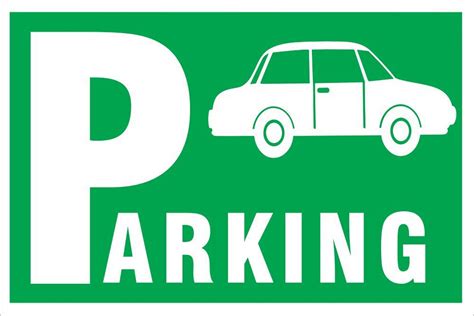 Car Parking Sign Ubicaciondepersonascdmxgobmx