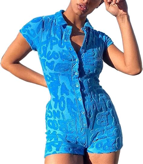 Womens Sexy V Neck Bodycon Rompers One Piece Short