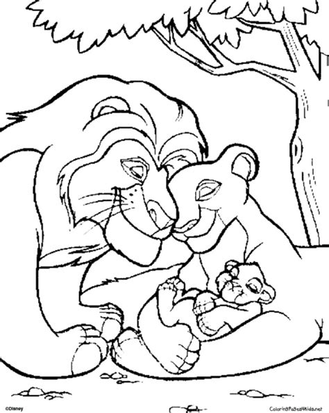 Printable the lion king coloring page with mufasa and his son simba. Lion King Characters Coloring Pages at GetColorings.com ...
