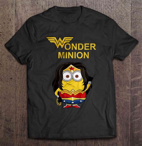 Wonder Minion Minion And Wonder Woman Shirt Teeherivar