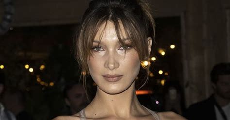 Bella Hadid Goes Fully Nude In Sheer Crop Top Daily Star