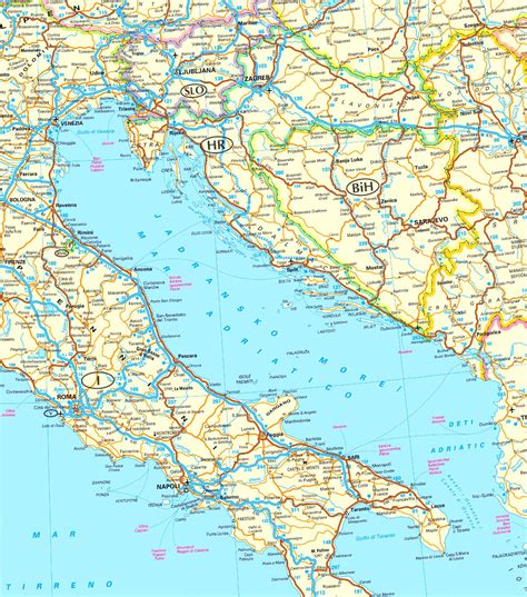 Map Of Adriatic Sea Terminal Map