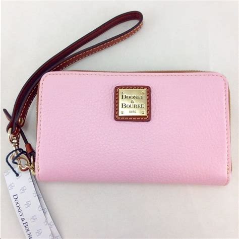 Dooney And Bourke Pink Iphone Wristlet Wallet Case Wristlet Wallet