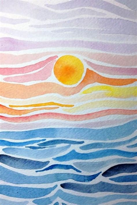 Beginner Watercolour Painting Ideas Easy Watercolor Painting Ideas