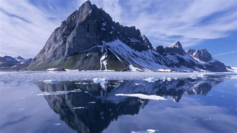 Free Download Reflection In Spitsbergen Norway 1280 X 720 Hdtv 720p