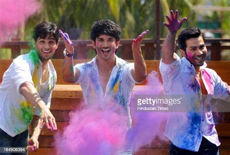 Indian Bollywood Actors Sidharth Malhotra Sushant Singh Rajput And News Photo Getty Images