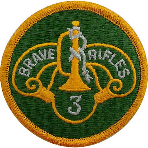 3rd Cavalry Regiment Class A Patch Usamm
