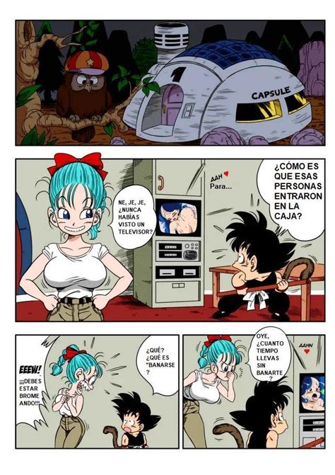 YamamotoDoujin Bulma X Goku Episode 1 Sexo en el baño A COLOR