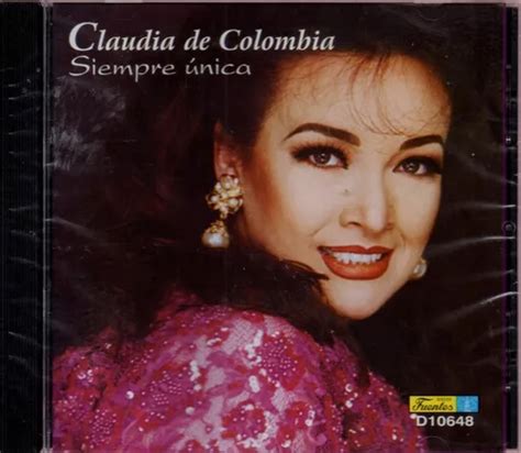 Cd Claudia De Colombia Siempre Unica Mercadolibre
