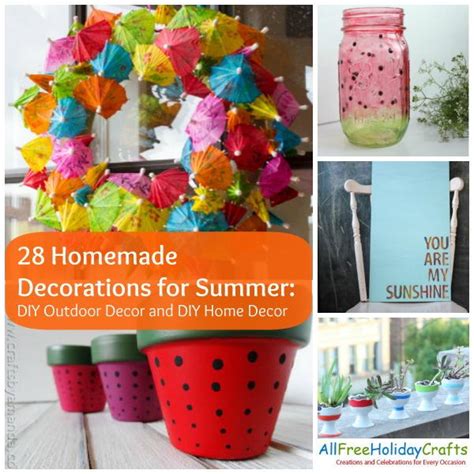 Home tours, diy project, city guides, shopping guides, before & afters and much. 28 Homemade Decorations for Summer: DIY Outdoor Decor and ...