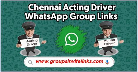 Join Chennai Acting Driver Whatsapp Group Links List 2022 Groups