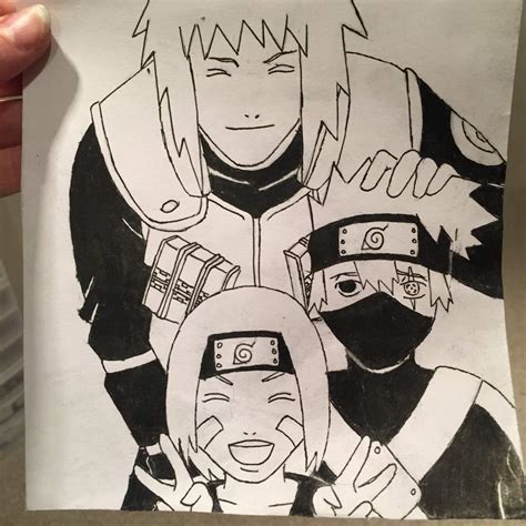 Evolution Of Kakashi Drawings Naruto Amino