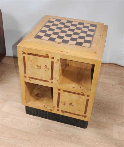 As a long time board gamer, i've always thought the custom gaming tables from sites like geekchic and boardgametables.com were really cool, but having a game table already i never had a reason to make one. Art Deco Games Table Side Coffee Table Chess Board Furniture