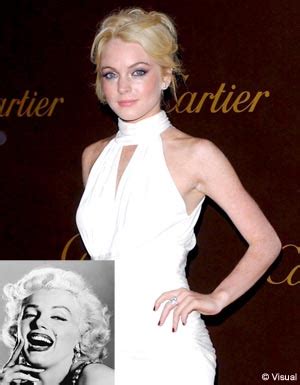 Quand Lindsay Lohan se compare à Marilyn Monroe Elle