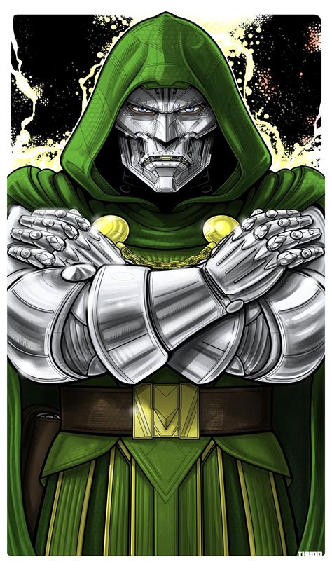 Dr Doom Icon By Thuddleston On Deviantart Marvel Superhero Posters