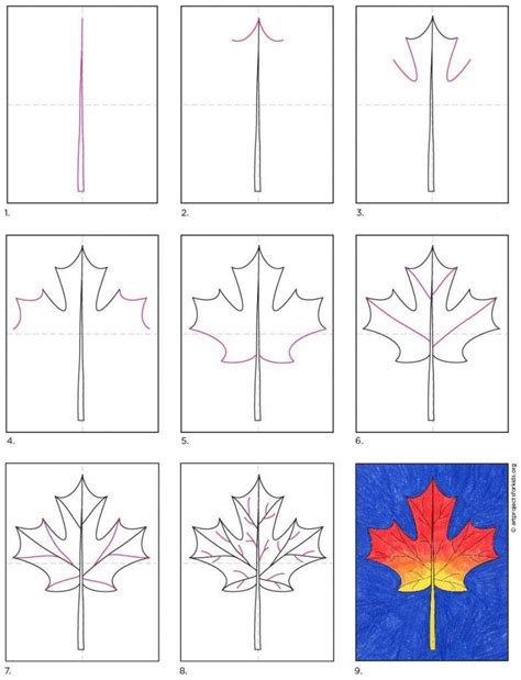 30 Simple Leaf Drawing Ideas How To Draw Leaf Harunmudak
