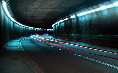 Tunel Tunel Tunnel Carretera Road Highway Luces Lights Night