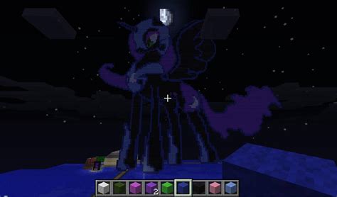 Nightmare Moon Minecraft By Projectlunaris On Deviantart