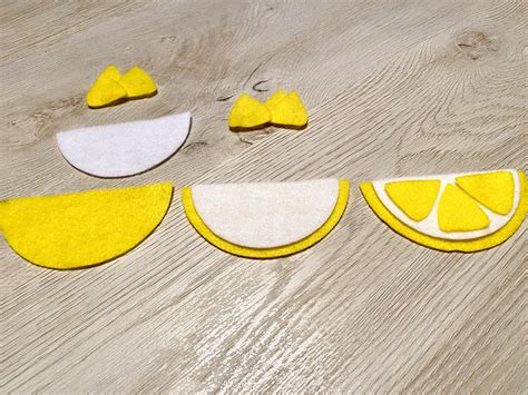 Lemon Wreath Craft Kit Instructions Unplanned Whimsy