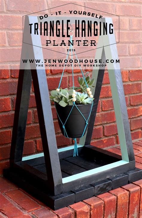 For this container, i used pressure treated lumber from home depot. How To Build A Hanging Planter With The Home Depot