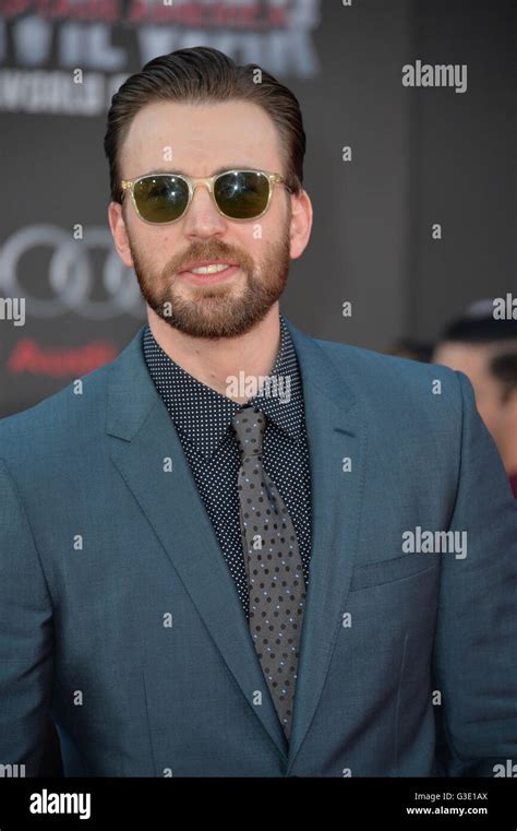 Los Angeles Ca April 12 2016 Actor Chris Evans At The World